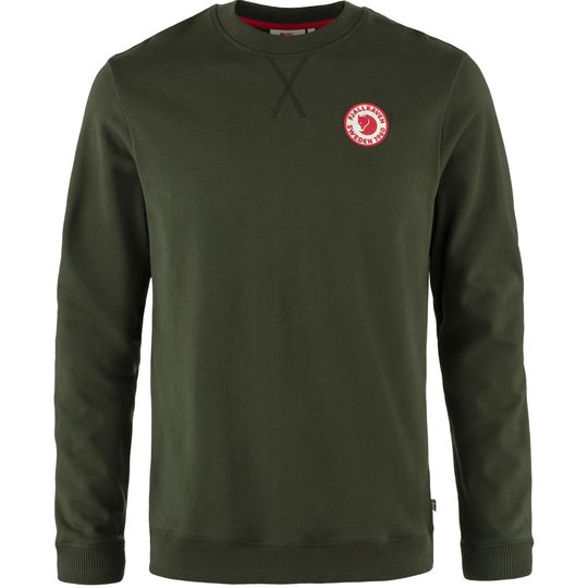 Fjällräven 1960 Logo Badge Sweater M, Barva DEEP FOREST, Velikost XL