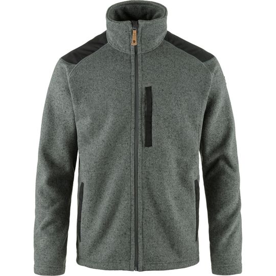 Fjällräven Buck Fleece, Velikost L, Barva GREY-MELANGE