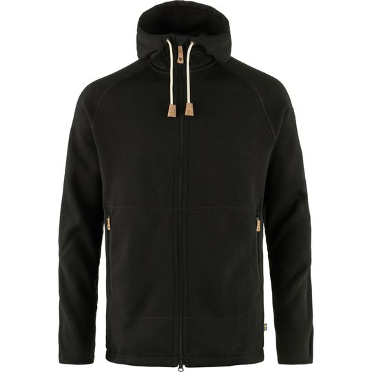Övik Fleece Hoodie, Barva BLACK, Velikost – produktový obrázek