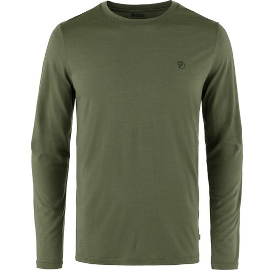 Fjällräven Abisko Wool LS M, Barva LAUREL GREEN, Velikost XXL