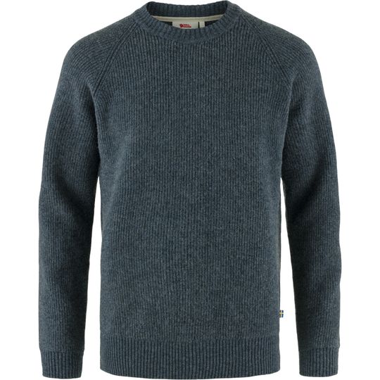Fjällräven Övik Rib Sweater M, Barva NAVY, Velikost XXL