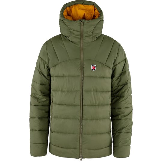 Fjällräven Expedition Mid Winter Jacket M, Velikost L, Barva GREEN-MUSTARD YELLOW