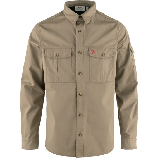 Fjällräven Singi Trekking Shirt LS M, Velikost S, Barva SUEDE BROWN
