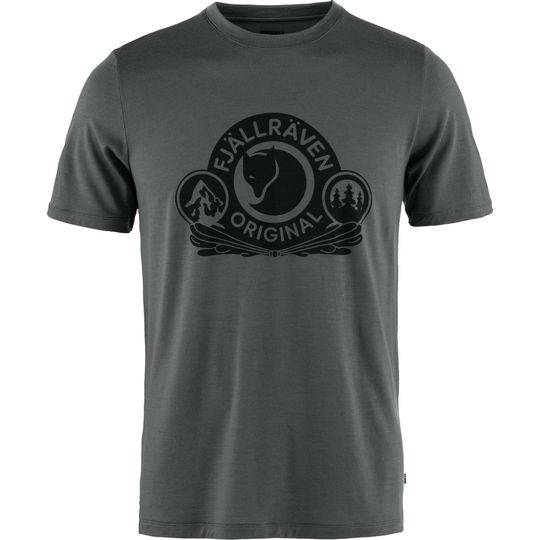 Fjällräven Abisko Wool Classic SS M, Barva BASALT, Velikost XL