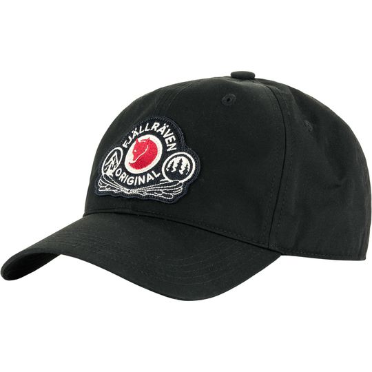Fjällräven Classic Badge Cap, Barva BLACK, Velikost S/M
