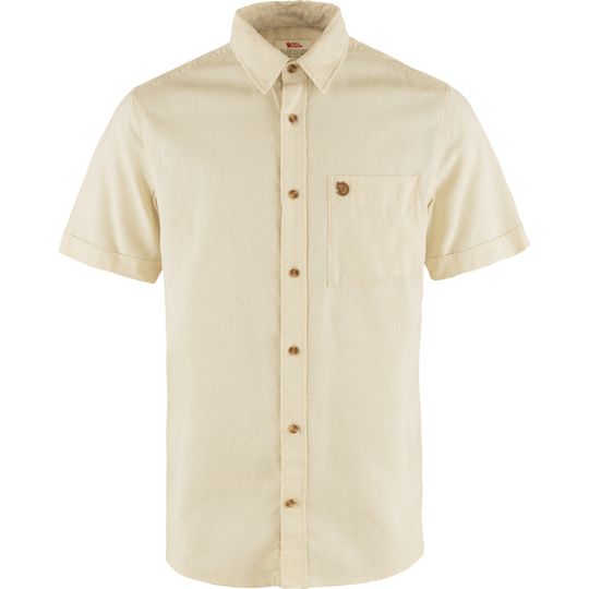 Fjällräven Övik Travel Shirt SS M, Barva CHALK WHITE, Velikost S
