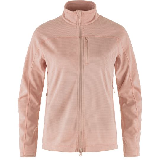 Fjällräven Abisko Lite Fleece Jacket W, Velikost XS, Barva CHALK ROSE