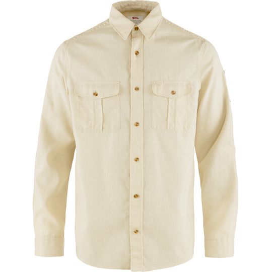 Fjällräven Övik Travel Shirt LS M, Barva CHALK WHITE, Velikost XL