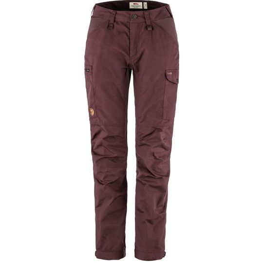 Fjällräven Kaipak Trousers Curved W, Barva PORT, Velikost 36