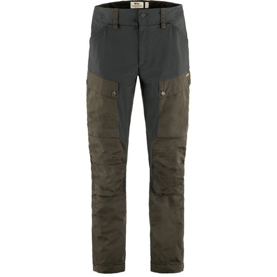 Fjällräven Keb Trousers M, Velikost 46/L, Barva DARK OLIVE-DARK GREY