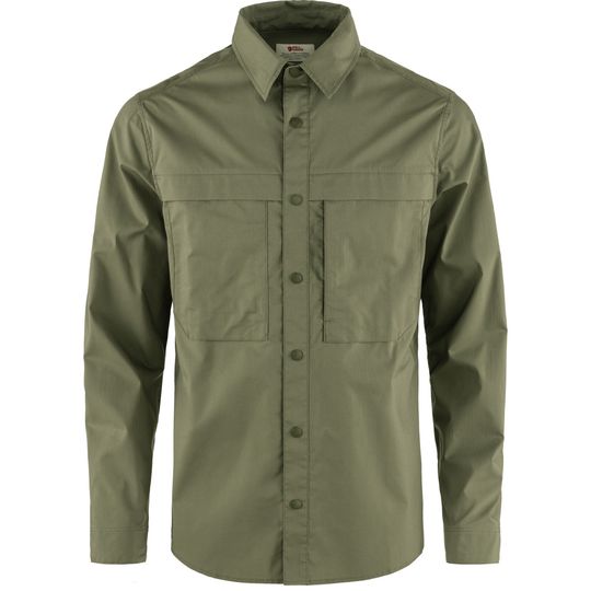 Fjällräven Abisko Trail Shirt LS M, Barva GREEN, Velikost XXL