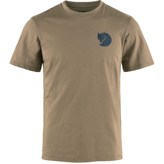 Fjällräven Walk With Nature T-shirt M, Velikost L, Barva SUEDE BROWN