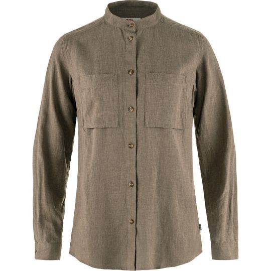 Fjällräven Övik Hemp Shirt LS W, Velikost XXS, Barva SUEDE BROWN