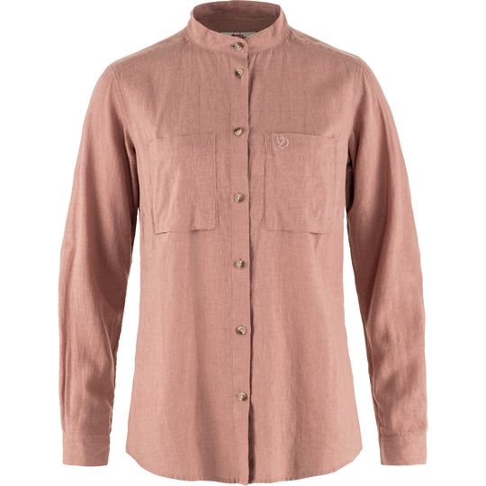 Fjällräven Övik Hemp Shirt LS W, Velikost XL, Barva DUSTY ROSE