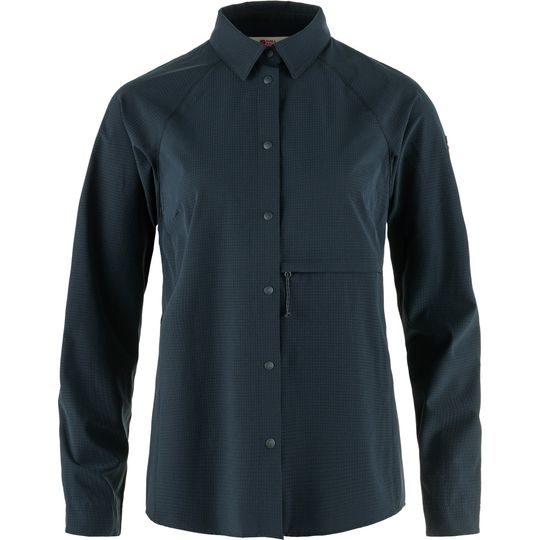 Fjällräven Abisko Trekking Shirt W, Barva DARK NAVY, Velikost S