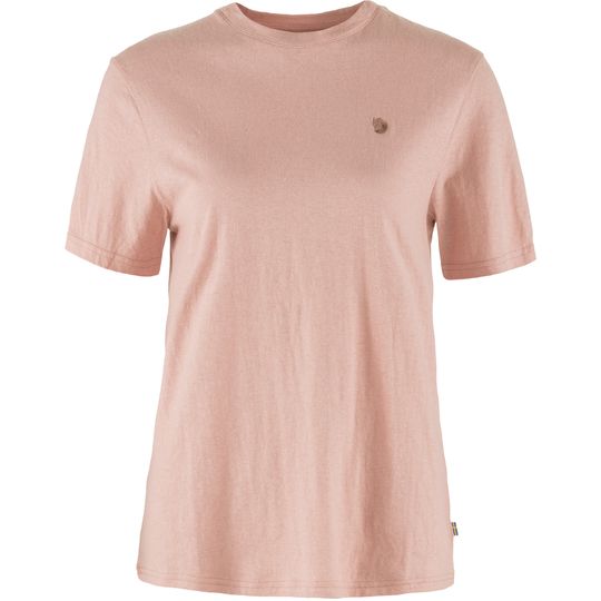 Fjällräven Hemp Blend T-shirt W, Velikost XXS, Barva CHALK ROSE