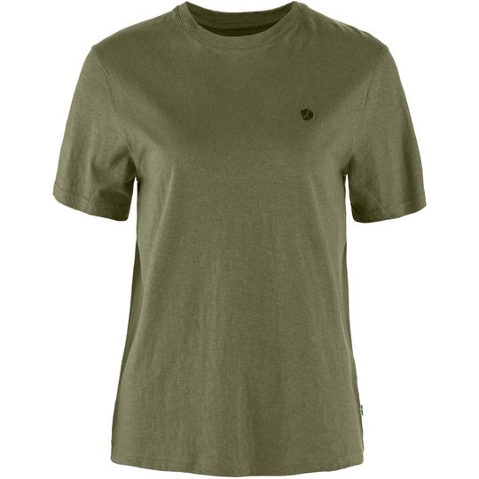 Fjällräven Hemp Blend T-shirt W, Barva GREEN, Velikost S