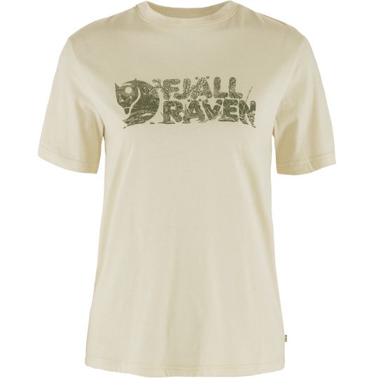 Fjällräven Lush Logo T-shirt W, Barva CHALK WHITE, Velikost XS