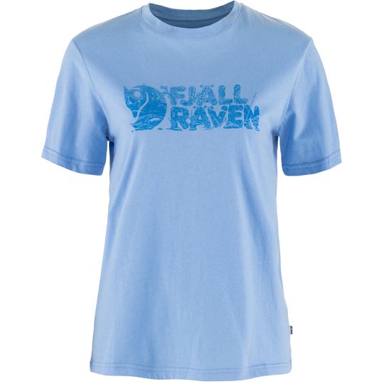 Fjällräven Lush Logo T-shirt W, Velikost XS, Barva ULTRAMARINE