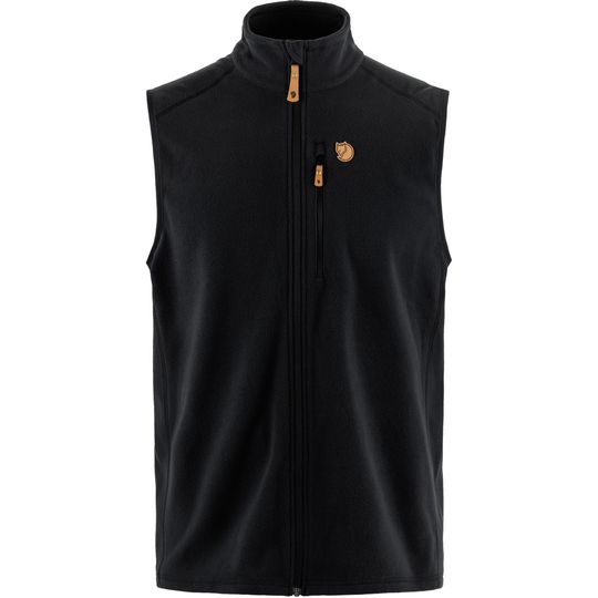 Fjällräven Övik Lite Fleece Vest M, Barva BLACK, Velikost L