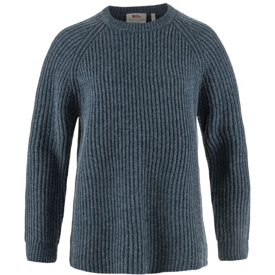 Fjällräven Övik Rib Sweater W, Barva NAVY, Velikost XS