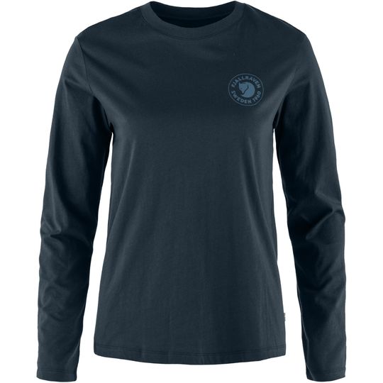 Fjällräven 1960 Logo T-shirt LS W, Barva DARK NAVY, Velikost L