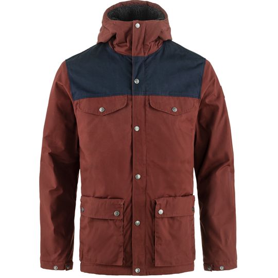 Fjällräven Greenland Winter Jacket M, Velikost L, Barva MAROON-DARK NAVY