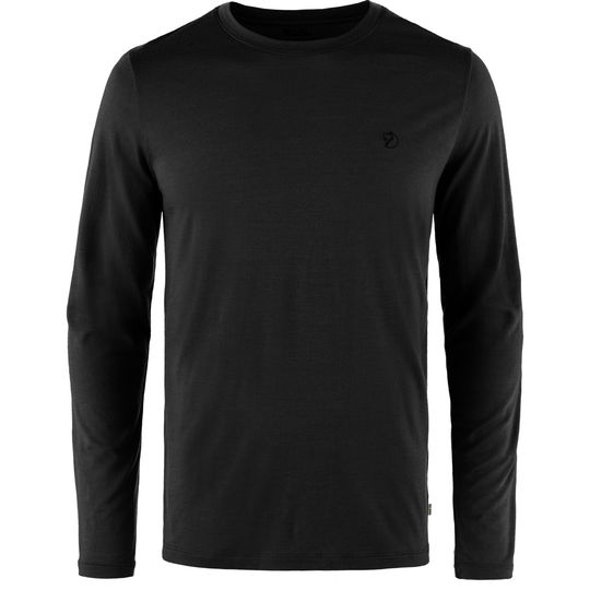 Fjällräven Abisko Wool LS M, Barva BLACK, Velikost XXL
