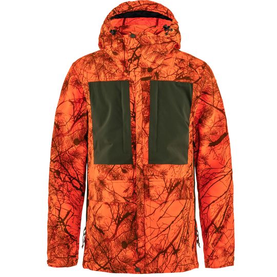 Fjällräven Lappland Hybrid Jacket M, Velikost XL, Barva ORANGE MULTI CAMO-DEEP FOREST