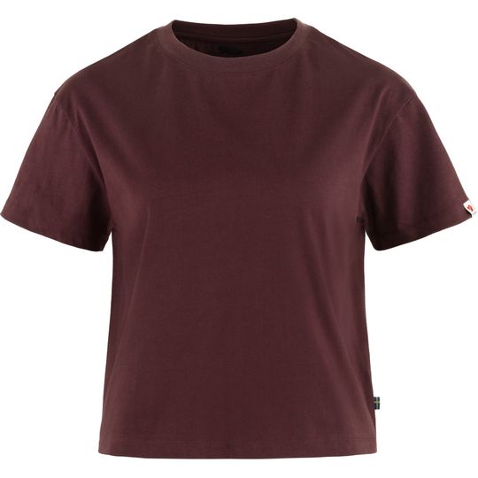 Fjällräven Fjällräven Classic Short T-shirt W, Barva PORT, Velikost M