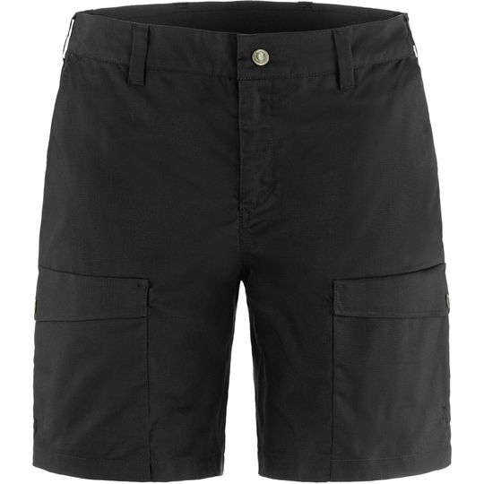 Fjällräven Abisko Hybrid Trail Shorts W, Barva BLACK, Velikost 38