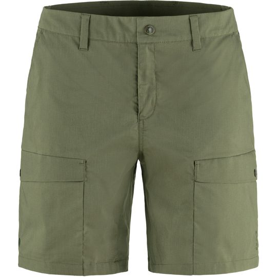 Fjällräven Abisko Hybrid Trail Shorts W, Barva LAUREL GREEN, Velikost 44
