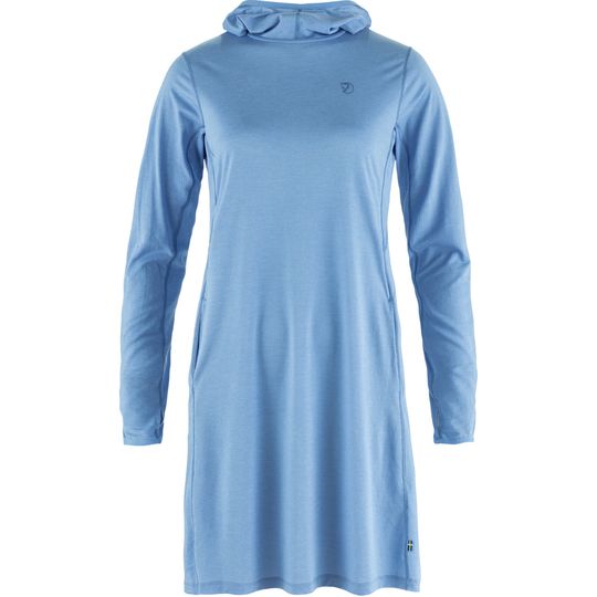 Fjällräven Abisko Sun-hoodie Dress W, Velikost M, Barva ULTRAMARINE
