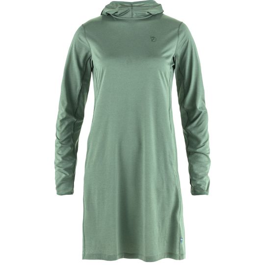 Fjällräven Abisko Sun-hoodie Dress W, Velikost S, Barva PATINA GREEN