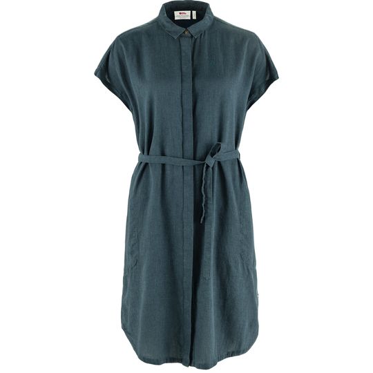 Fjällräven Övik Hemp Dress W, Barva MOUNTAIN BLUE, Velikost L