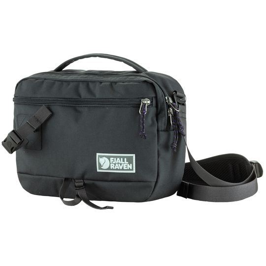 Fjällräven Vardag Shoulder Bag 6, Barva COAL BLACK, Objem do 10 L