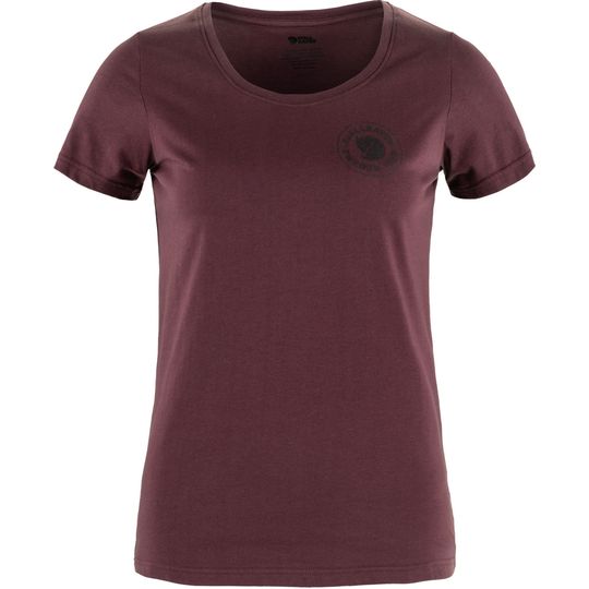 Fjällräven 1960 Logo T-shirt W, Barva PORT, Velikost XS