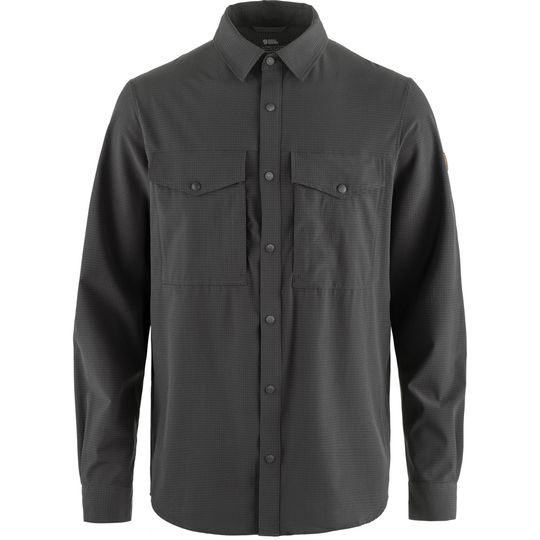 Fjällräven Abisko Trekking Shirt M, Barva DARK GREY, Velikost XL