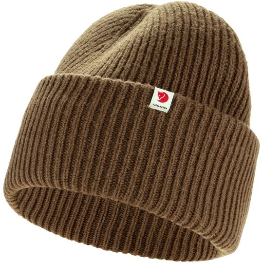 Fjällräven Fjällräven Heavy Beanie, Barva DARK OAK