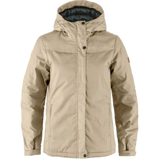 Fjällräven Stina Padded Jacket W, Velikost M, Barva FOSSIL