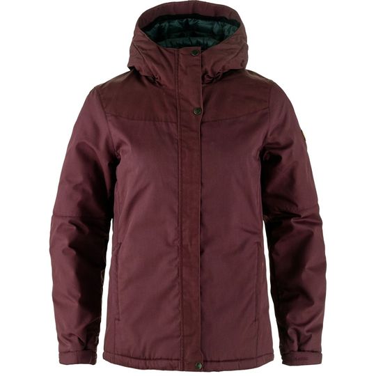 Fjällräven Stina Padded Jacket W, Barva PORT, Velikost S