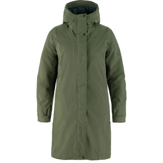Fjällräven HC hydratic Padded Parka W, Barva LAUREL GREEN, Velikost M