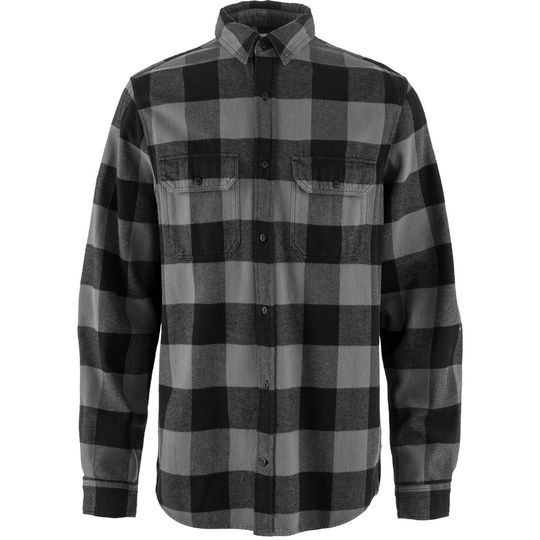 Fjällräven Övik Heavy Flannel Shirt M, Velikost XXL, Barva BLACK-GREY