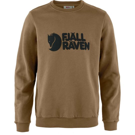 Fjällräven Fjällräven Logo Sweater M, Velikost XL, Barva WOOD BROWN