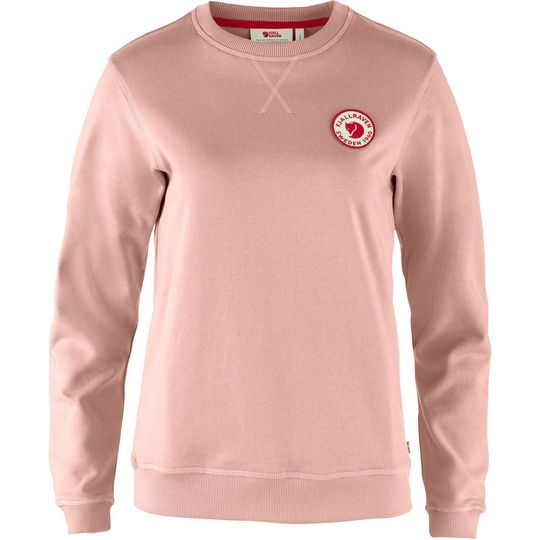 Fjällräven 1960 Logo Badge Sweater W, Velikost XXS, Barva CHALK ROSE