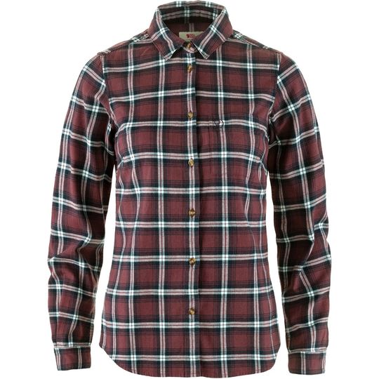 Fjällräven Övik Flannel Shirt W, Velikost XS, Barva PORT-BREEZE BLUE