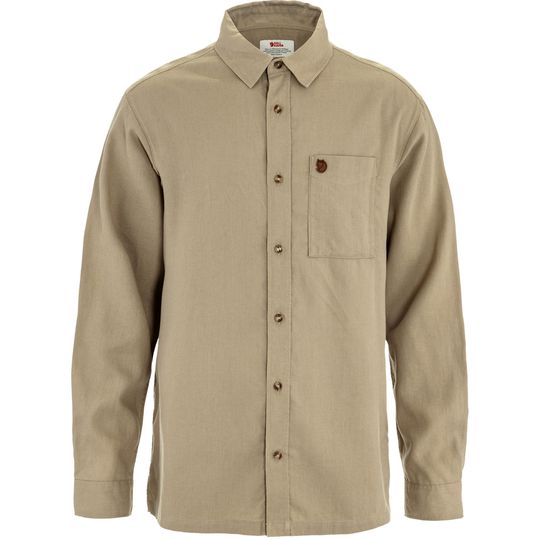 Fjällräven Övik Relaxed Hemp Shirt LS M, Velikost XL, Barva SAND STONE