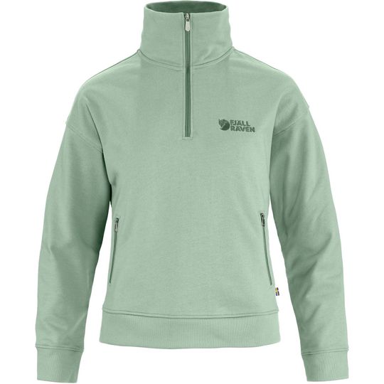 Fjällräven Vardag Half Zip Sweater W, Velikost XS, Barva MISTY GREEN