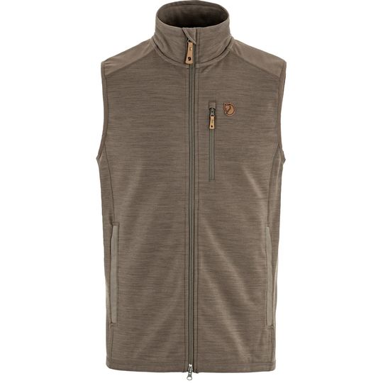 Fjällräven Keb Fleece Vest M, Velikost M, Barva SUEDE BROWN