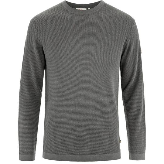 Fjällräven Övik Lite Knit Sweater M, Barva GREY, Velikost L